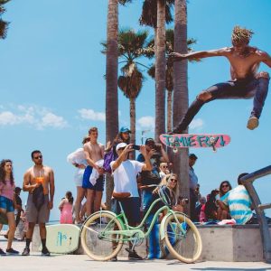 Cours de skate à Venice Beach en anglais