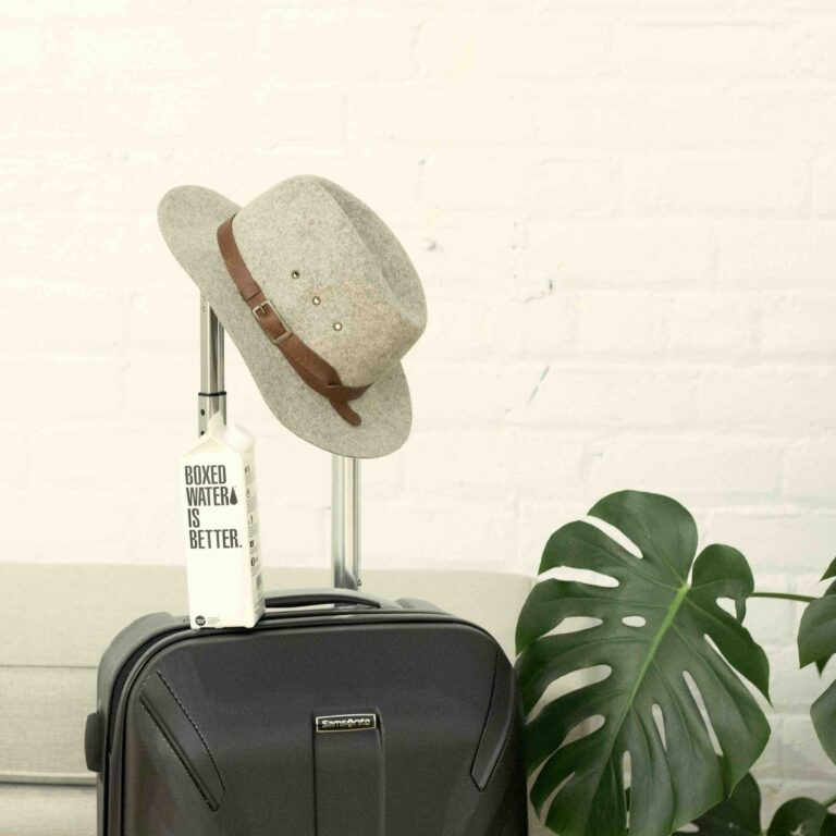 valise avant le départ californie off road