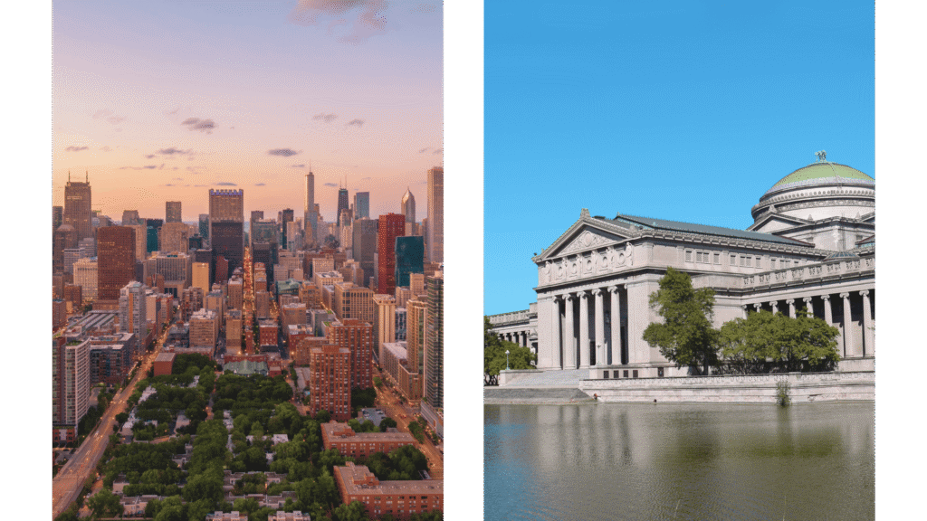 chicago sud du loop et campus des musées