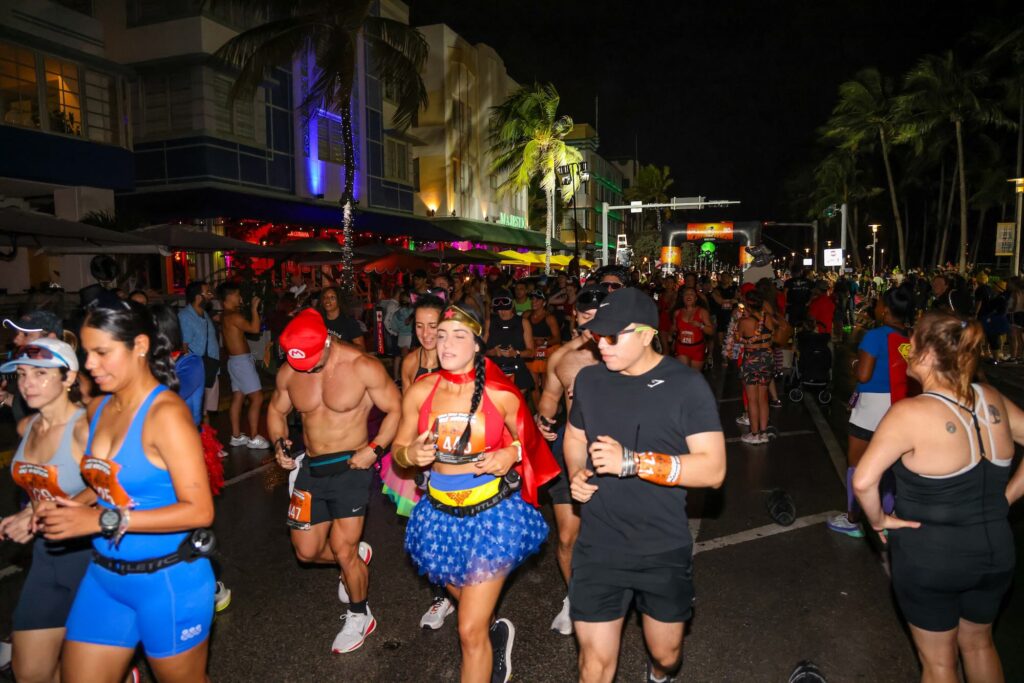 semi-marathon d'Halloween à Miami Beach