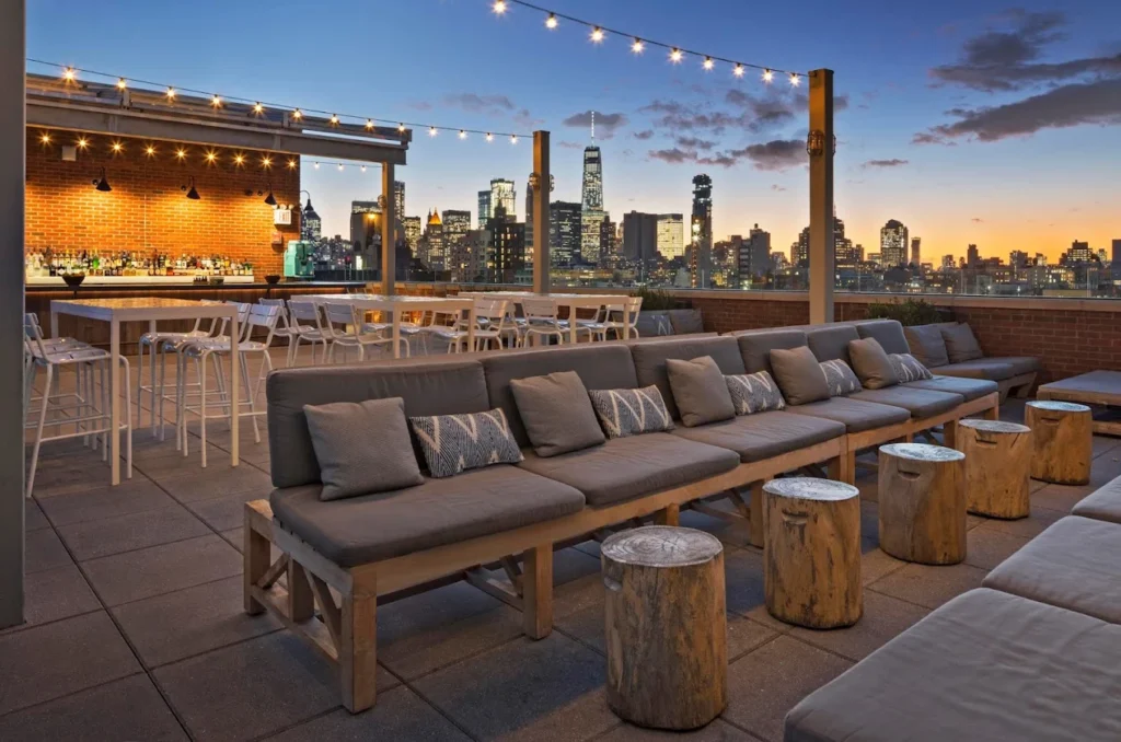Rooftop à new york Mr Purple