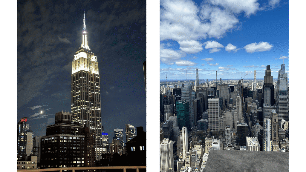 vue depuis l'Empire State Building
