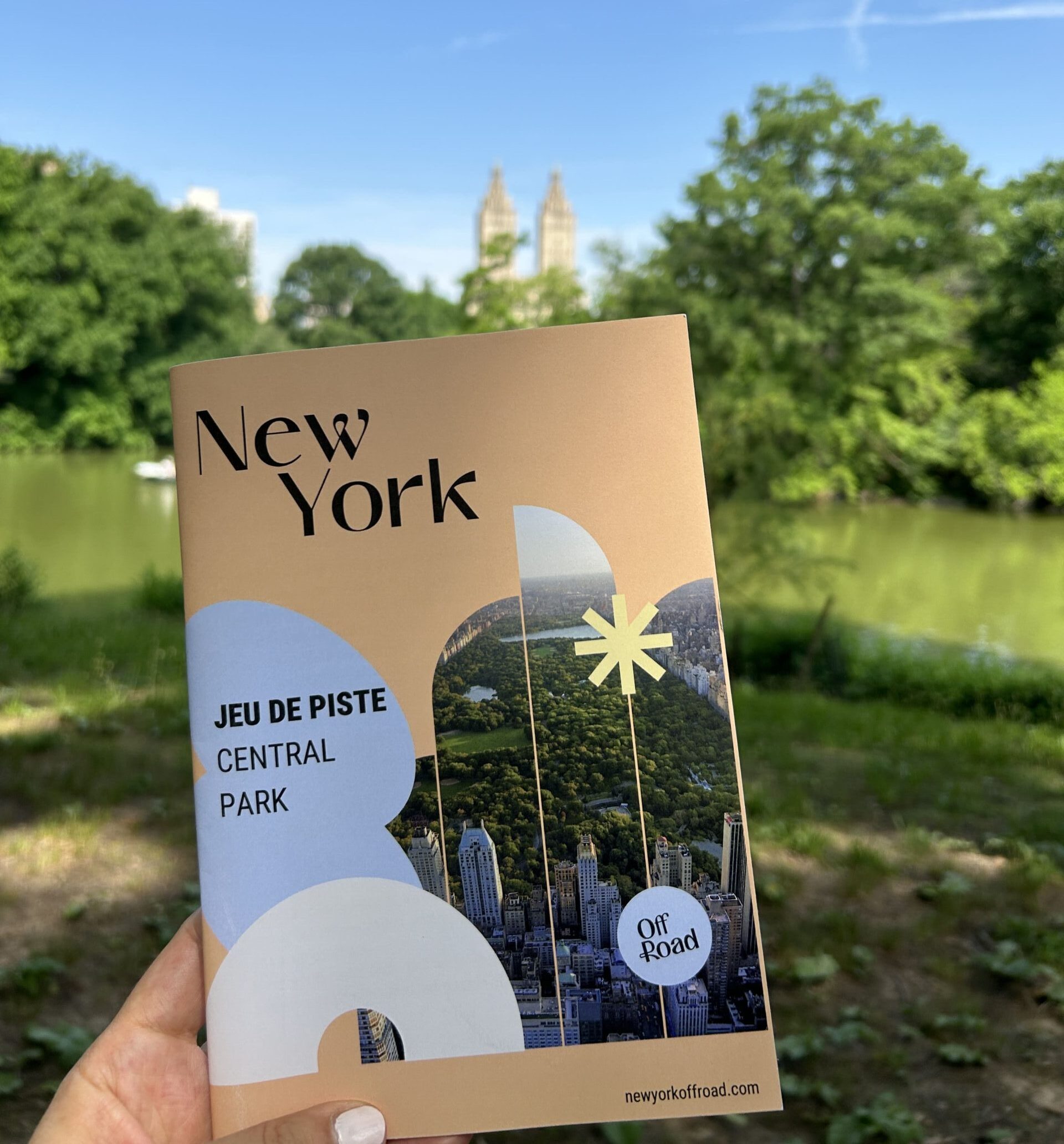 jeu de piste activité en plein air à central park à new york