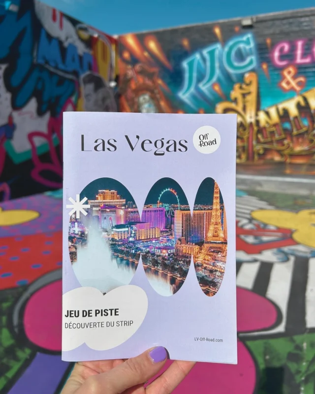 Marre des clichés à Vegas ? 🎰
Pas besoin de jackpot pour t’éclater à Las Vegas : notre jeu de piste te fait explorer le Bellagio, le Caesars et le Venetian comme vous ne les avez jamais vus. Ce jeu est un indispensable à très petit prix !

🕵️‍♀️ En famille, entre amis ou même en solo, partez pour 2h de découverte autonome à travers un parcours rempli de surprises, d’anecdotes, et de “fun facts” !

👀 Idéal pour voir le Strip sous un nouvel angle et vivre Las Vegas autrement !

📱 Version digitale à emporter partout avec vous

📦 Ou pack prestige livré chez vous (avec goodies 😍)

🔗 Prêt(e)s pour l’aventure ? Lien en bio pour commander !

#JeuDePiste #lasvegas #Bellagio #Venetian #CaesarsPalace #LasVegasTrip #VoyageUSA #PetitBudget #voyage #voyageenfamille #roadtripusa #voyageavecenfants