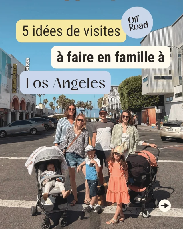 👨‍👩‍👧‍👦 En voyage à Los Angeles avec des enfants ?

On vous a préparé 5 idées de visites parfaites à faire en famille dans la Cité des Anges 🌴☀️

Swipez pour les découvrir ➡️

Des visites ludiques, éducatives et 100 % fun, à vivre avec nos guides francophones.

👀 À retrouver dans notre rubrique Los Angeles > Visites sur-mesure ou en groupe sur notre site !

✨ Et pour rendre l’aventure encore plus sympa pour vos enfants, ne manquez pas notre Carnet de voyage :

📒 Un compagnon de route ludique, pensé spécialement pour les petits voyageurs aux USA 🇺🇸

#LosAngelesEnFamille #VoyageEnfant #VisiteGuidée #voyageUSA #CarnetDeVoyage #USAEnFamille #enfants #VoyageEnFamille #etatsunis #californie #tripcalifornie #voyagecalifornie