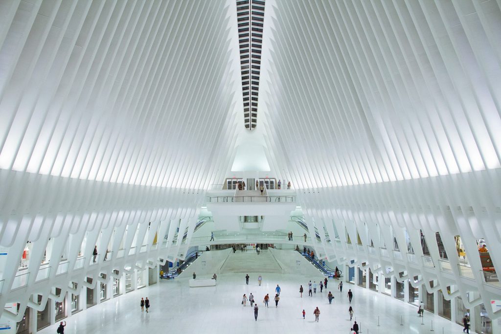 L'occulus au World Trade Center, centre commercial